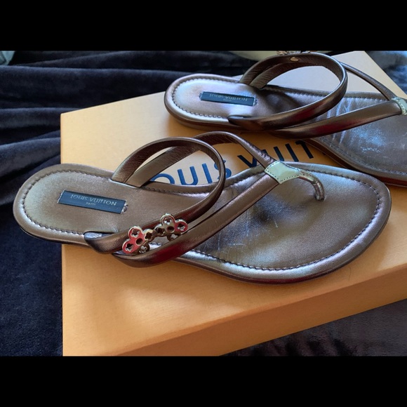 LV Bronze Sandals 38 - Picture 4 of 5